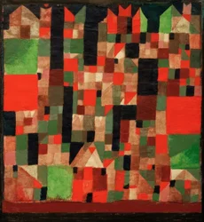 Stadsbeeld (roodgroene accenten)